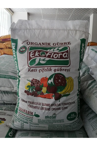 Organik Gübre Ekoflora 25  kg ürün görseli 1