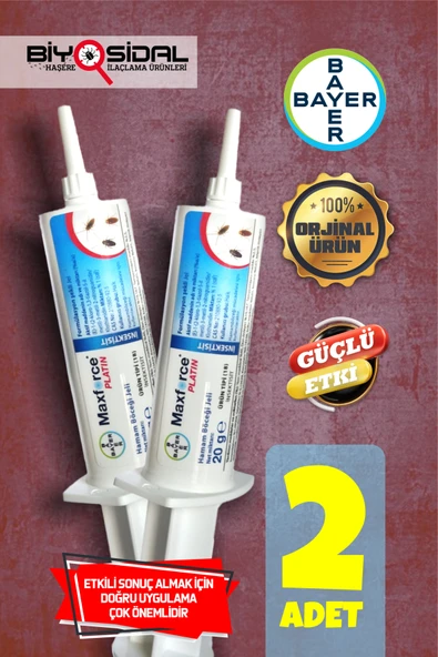 Maxforce Platin Hamamböceği Jeli 20gr X 2 Adet ( : 2027 ) ürün görseli 1