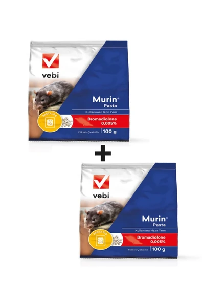 2 Adet Murin Pasta Yüksek Çekici Fare Yemi 100g ürün görseli 1
