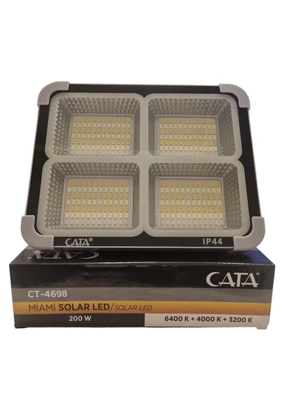 Cata CT-4698 200 W Solar Led Taşınabilir Projektör - Resim 6