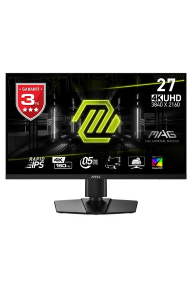MSI MAG 274UPF E2 27" 0.5 ms 4K Pivot IPS 160 Hz Oyuncu Monitörü Teşhir ürün görseli 1