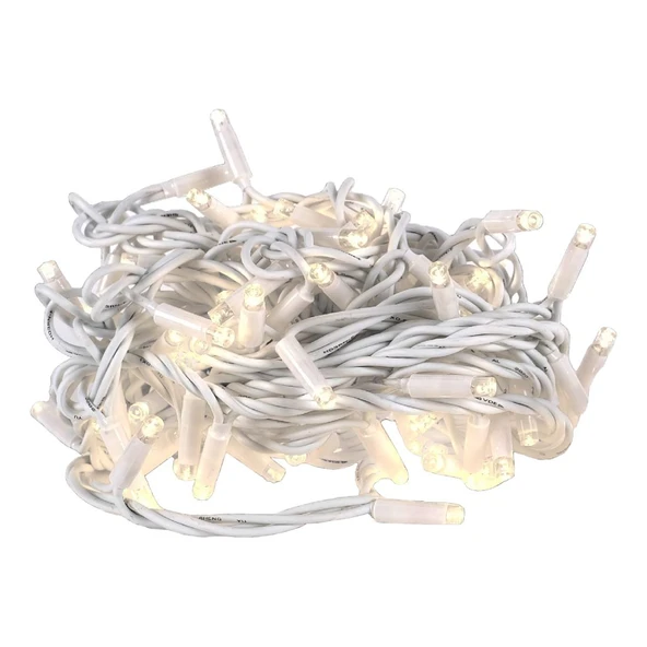 Ack AS90-00403 220V 10 Metre Eklenebilir Süsleme Işığı 100 Led Ampul 6500K ürün görseli 1