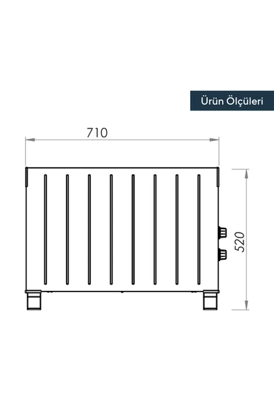 2000W Fanlı Konvektör Isıtıcı HC-2948 - Resim 3