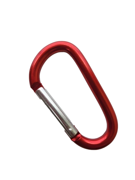 Alüminyum Kırmızı Karabina 8MM (5ADET) - Resim 3