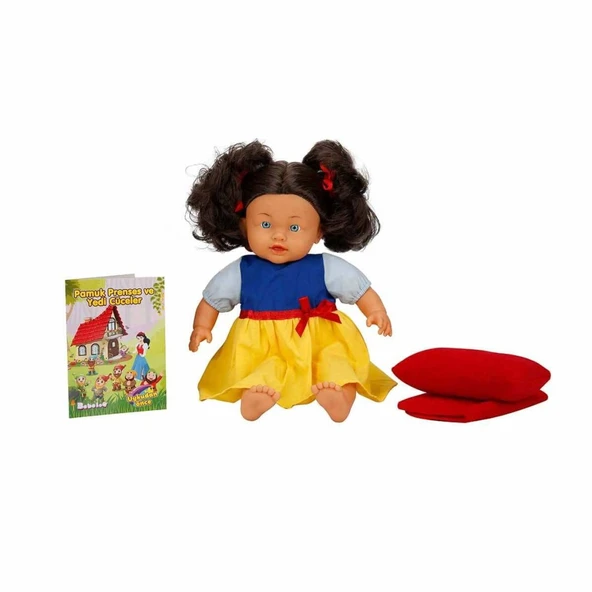 40022 Bebelou Uykudan Önce Bebeği Masal Anlatan Pamuk Prenses Ve Yedi Cüceler 40 cm - Resim 2