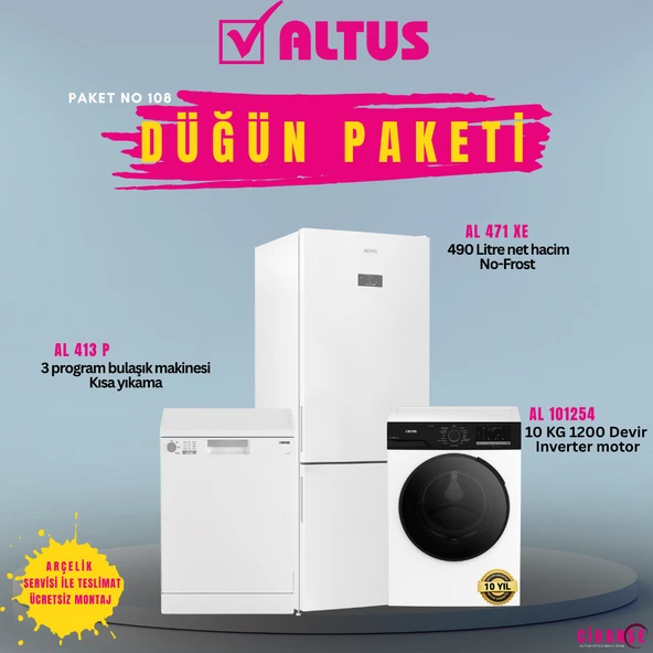 Altus Yeni 2026 Evlilik Paketi No 108 ( ALK 471 XE - AL 101254 - AL 413 P ) ürün görseli 1