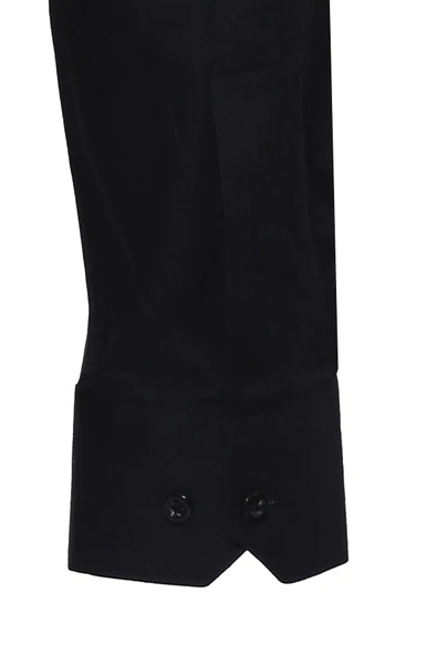 Düz Uzun Kol Regular Fit Siyah Erkek Gömlek - Wessi - Resim 3