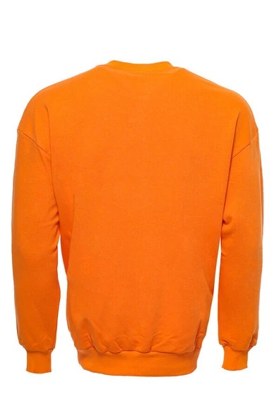 Oranj Baskılı Desenli Bisiklet Yaka Sweatshirt - Wessi - Resim 3