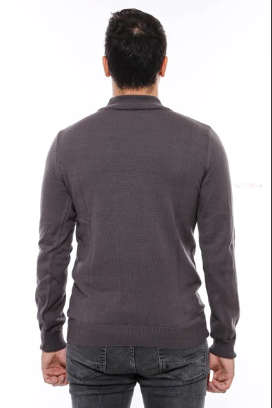 Yarım Balıkçı Yaka Füme Triko - Wessi - Resim 4