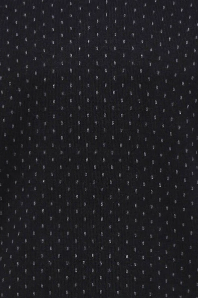 Siyah Nokta Desenli V Yaka Triko - Wessi - Resim 2