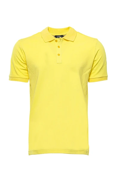 Polo Yaka Oxford Sarı T-shirt | Wessi ürün görseli 1