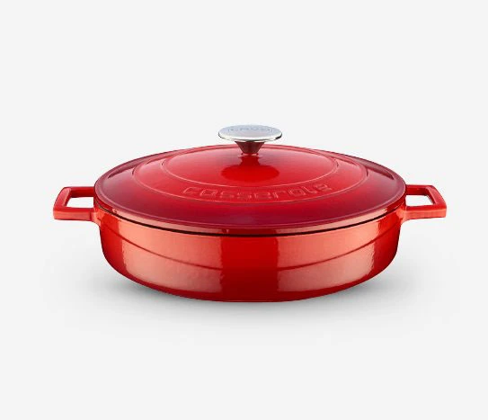 Lava Döküm Karnıyarık Tencere Kırmızı 28 cm ürün görseli 1