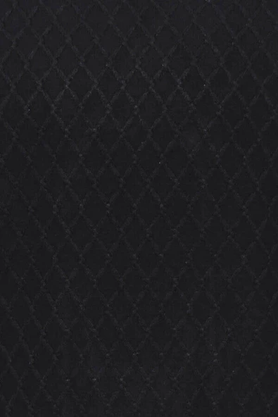 Lacivert  Baklava Desenli Bisiklet Yaka Kazak - Wessi - Resim 2