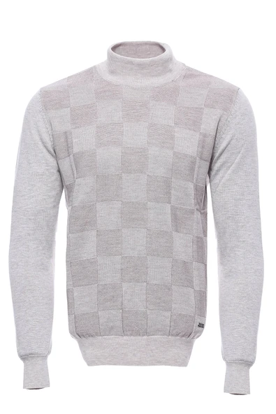 Kemik Desenli Yarım Balıkçı Yaka Triko - Wessi ürün görseli 1