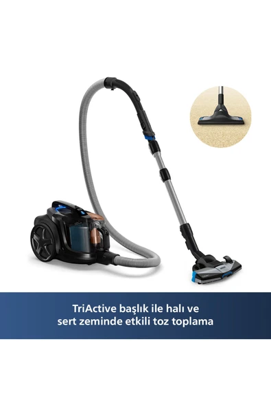 Philips Marathon Ultimate 900 W Toz Torbasız Süpürge XB7150/07 - Resim 7