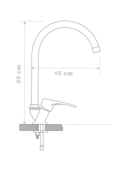 Fuma Collection Siyah Lavabo Musluk Bataryası ürün görseli 1