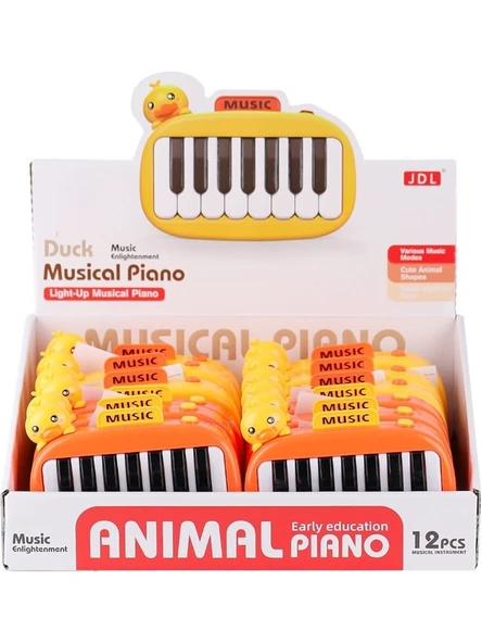 Mini Müzisyen Ördek Işıklı Müzikal Piyano Oyuncak ürün görseli 1