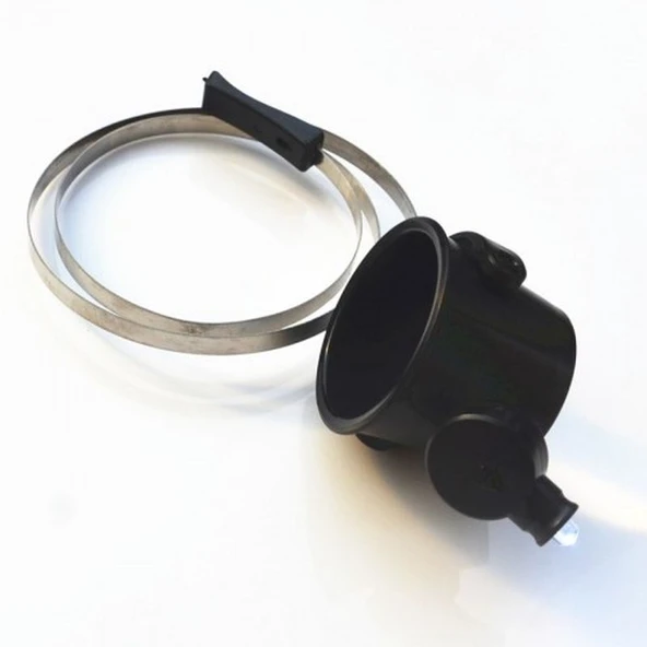 Saat ve Elektronik Onarım Için Göze Kelepçeli Takılan Büyüteç 15X - Resim 7