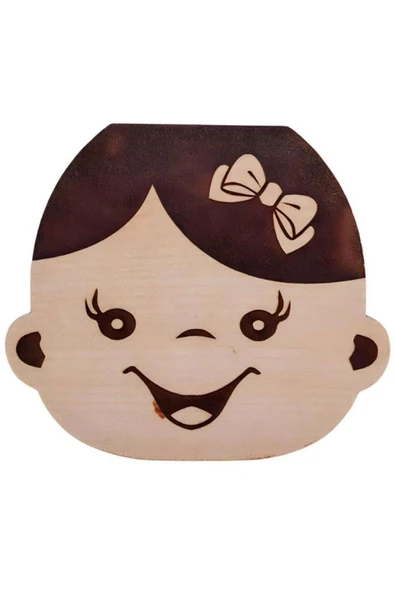 Kız Bebek Süt Dişleri Göbek Bağı Ve Saç Saklama Anı Albüm Kutusu Bebek Hediyesi - Resim 7