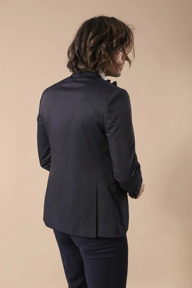 Kombinli Yelekli Siyah Damatlık | Wessi - Resim 8