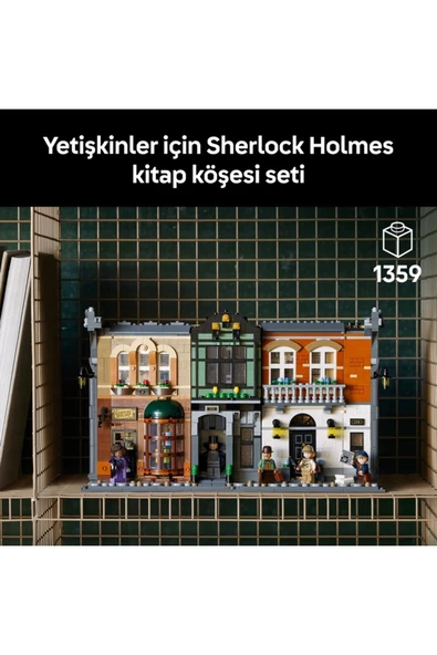 ® Icons Sherlock Holmes 10351 Yetişkinler Için Koleksiyonluk Model Yapım Seti - Resim 4