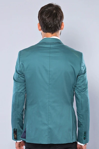 Acun Yaka Pamuk Yeşil Ceket - Wessi - Resim 7