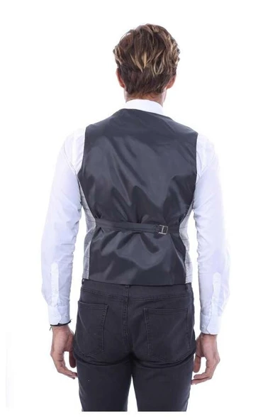 Ekose Ceket Yelek Set - Wessi - Resim 5