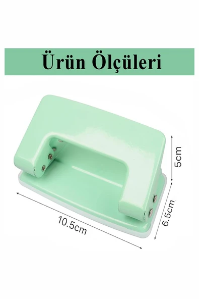 PTTAVM: Açık Yeşil Zımba Makinesi No:10 ve Delgeç 1 Adet Küçük