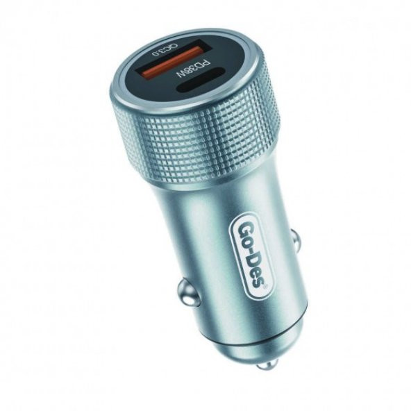 Hızlı Araç Şarj Cihazı Usb ve Type-C Girişli - QC2018