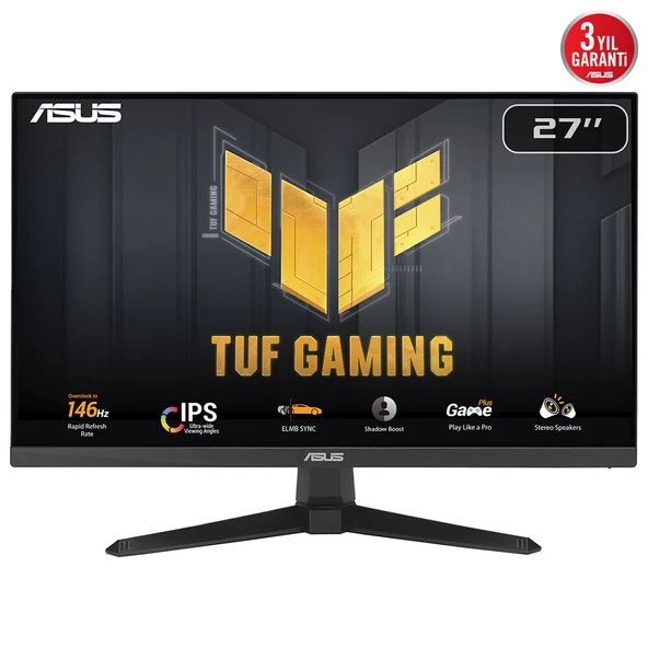 ASUS TUF GAMING VG249QE5A 23.8" 146HZ 1MS MONITOR ürün görseli 1