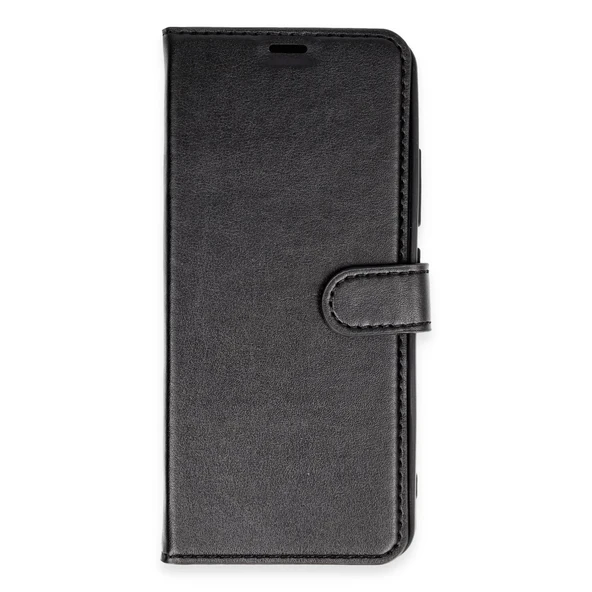 Realme C65 Kılıf Trend S Plus Kapaklı Kılıf - Siyah - Resim 2