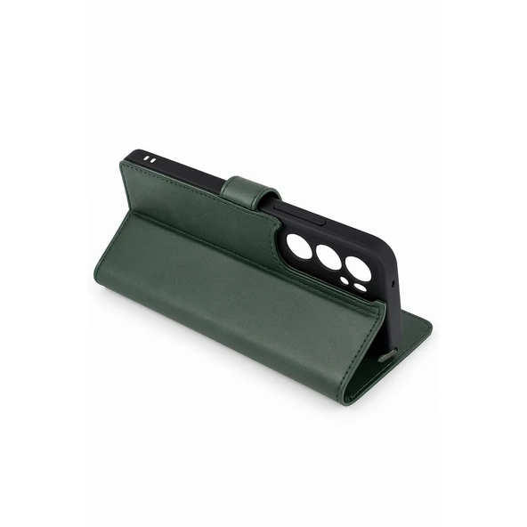 Vivo Y28 Kılıf Trend S Plus Kapaklı Kılıf - Taba - Resim 2