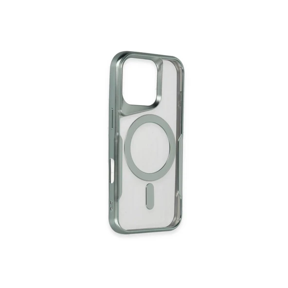 İphone 16 Kılıf Boyi Magsafe Silikon Kapak - Kahverengi - Resim 2