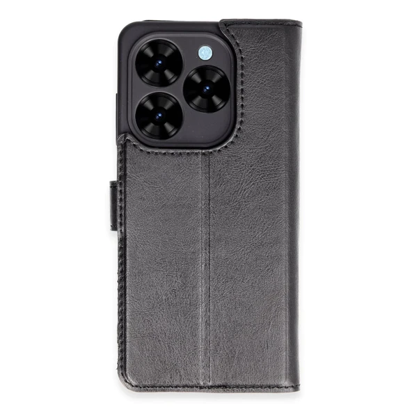 Tecno Spark Go 2024 Kılıf Trend S Plus Kapaklı Kılıf - Siyah ürün görseli 1