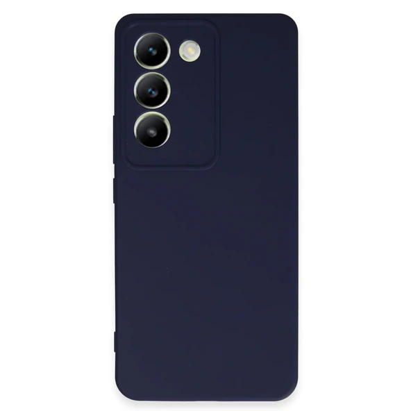 Vivo V30 Lite 4g Kılıf First Silikon - Lacivert ürün görseli 1