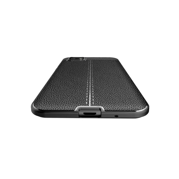 Huawei Y5p Kılıf Auto Focus Kapak - Siyah - Resim 4