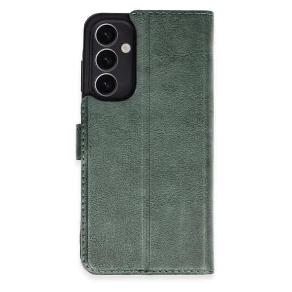 Samsung Galaxy A25 5g Kılıf Trend S Plus Kapaklı Kılıf - Yeşil ürün görseli 1