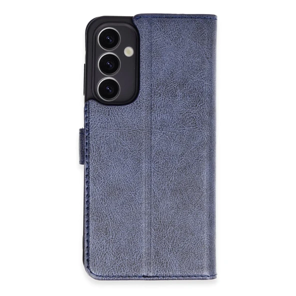 Samsung Galaxy A25 5g Kılıf Trend S Plus Kapaklı Kılıf - Lacivert ürün görseli 1