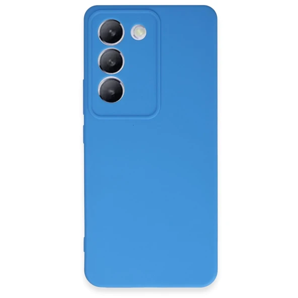 Vivo V30 Lite 4g Kılıf First Silikon - Mavi ürün görseli 1