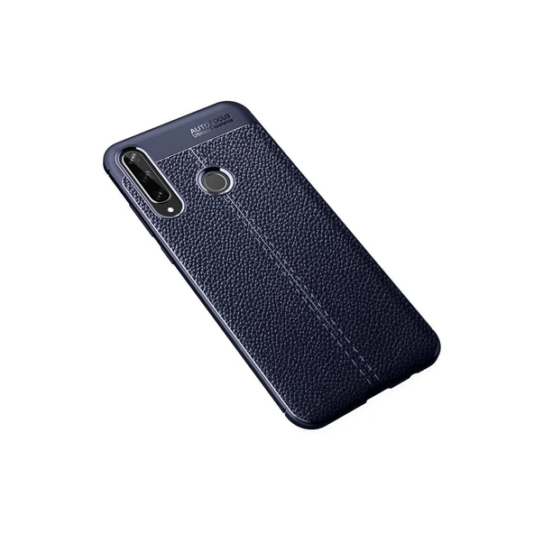 Huawei Y6p Kılıf Auto Focus Kapak - Lacivert - Resim 2