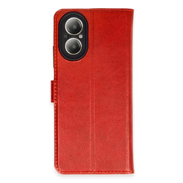 Realme 12 Lite Kılıf Trend S Plus Kapaklı Kılıf - Kırmızı - Resim 2