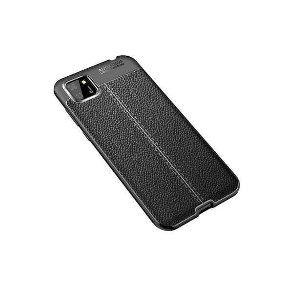 Huawei Y5p Kılıf Auto Focus Kapak - Siyah - Resim 2