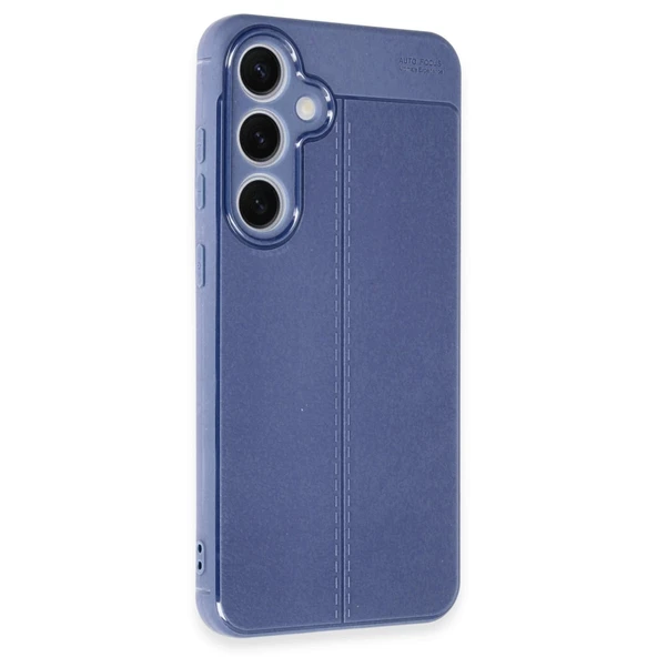 Samsung Galaxy S24 Fe Kılıf Auto Focus Kapak - Lacivert - Resim 2