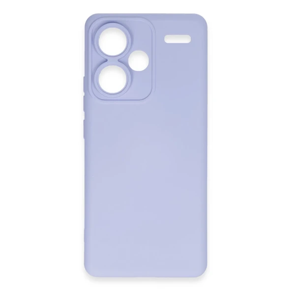 Xiaomi Redmi Note 13 Pro Plus Kılıf Nano İçi Kadife Silikon - Lila - Resim 2