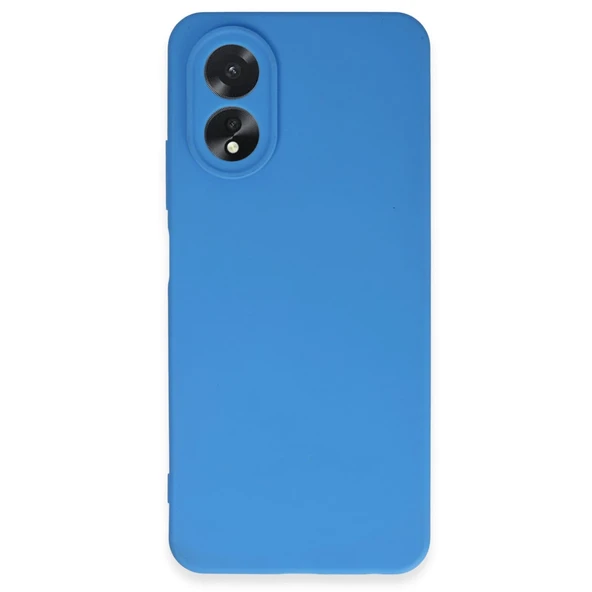 Oppo A38 Kılıf First Silikon - Mavi ürün görseli 1