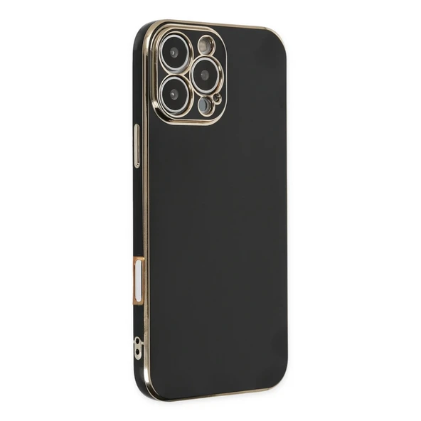 İphone 16 Pro Kılıf Volet Silikon - Siyah ürün görseli 1