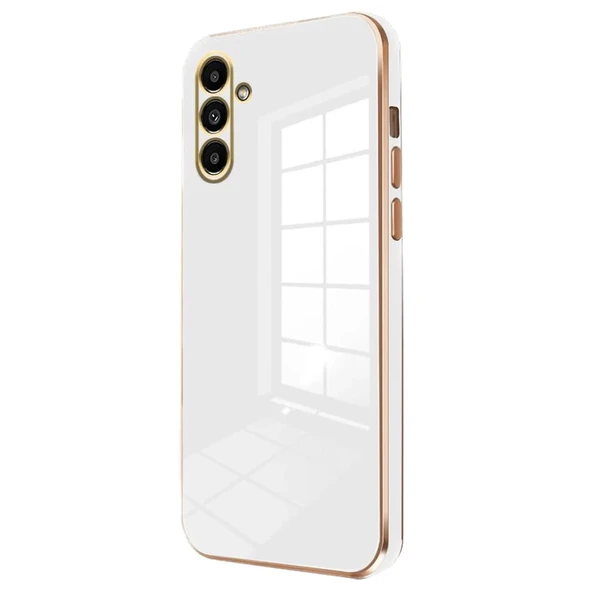 Samsung Galaxy M15 Kılıf Volet Silikon - Beyaz ürün görseli 1