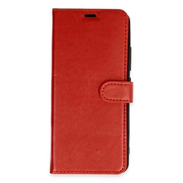 Xiaomi Redmi 13c Kılıf Trend S Plus Kapaklı Kılıf - Kırmızı - Resim 2