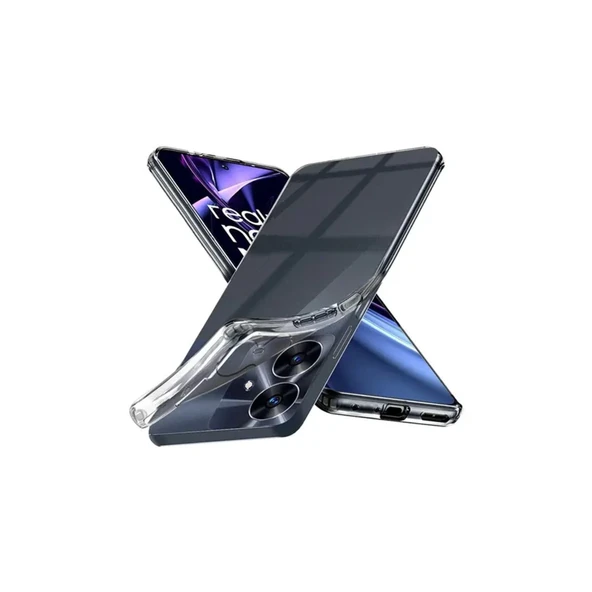 Realme Note 60 Kılıf Lüx Şeffaf Silikon ürün görseli 1