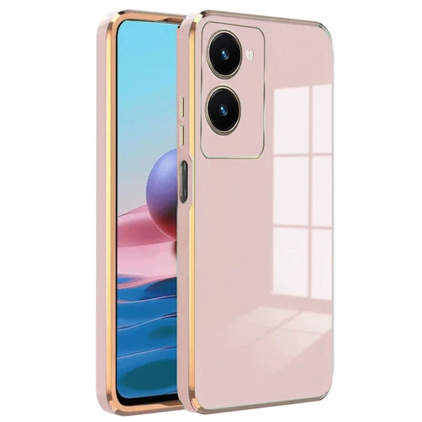 Vivo Y18 Kılıf Volet Silikon - Pembe ürün görseli 1